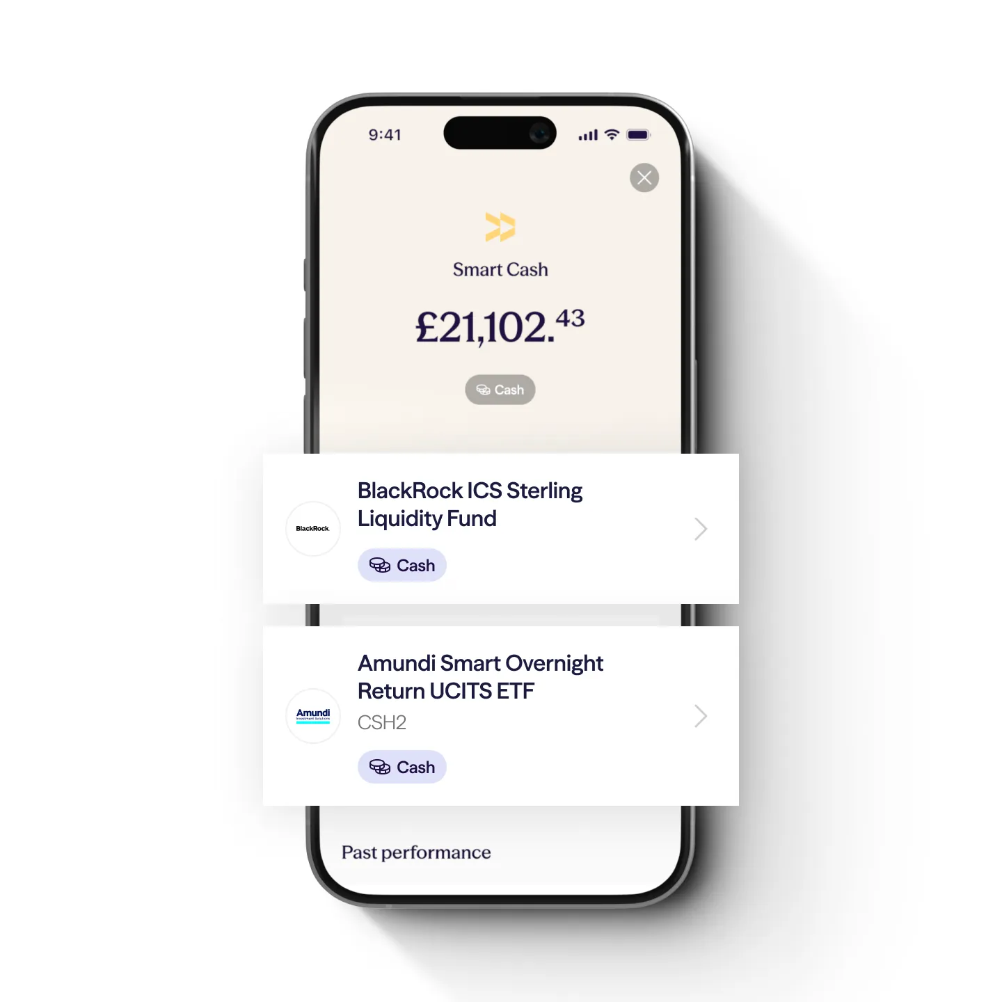 Sidekick app showing Global Bonds ISA account with 46,976 pounds balance and transaction activity